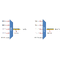 F-CMUX-4+1-5157-MLA Fiberworks AS  Fiberworks 4+1 CATV CWDM Mux+Demux, APC C51-C57 + 1310nm/CWDM upgrade, Mon.ports