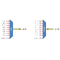 F-DOADM-8DC-L2-xxyy Fiberworks AS  Fiberworks 8 ch. DWDM OADM, LGX2 Cxx - Cyy, "drop and continue", LC