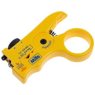 Kabelstripper, opptil 6,4 mm. Kutter rundt eller p&#229; langs