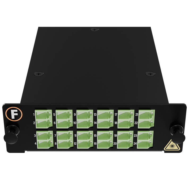 MPB4-KEA1-2M1Mf24LA Fiberworks AS  Modul SM 2x MPO/APC12(m)-24LC/APC Pol U1 9/OS2 MPB4 modul, 2x Base-12, Elite