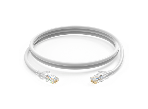 Patch cable Cat.6A U/UTP Grey xx m AWG 24/7, "Snag-less" Overmold, LSZH 
