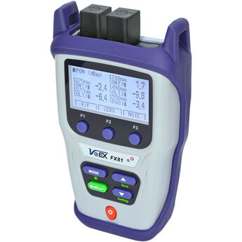 VX-FX81-5WL-RF-SCA VeEX  VeEX FX81 XGS-PON/GPON effektmeter m/RF 1270/1310//1490/1550/1577 nm, SC/APC