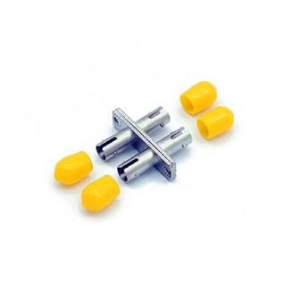 ADA-STUZRDPX Fiberworks AS  Adapter SM/MM ST-DPX Yellow dustcap Metal, Zr-sleeve