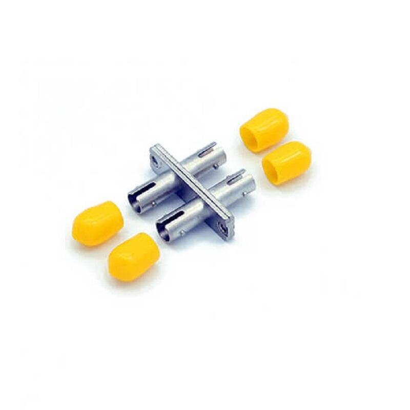 ADA-STUZRDPX Fiberworks AS  Adapter SM/MM ST-DPX Yellow dustcap Metal, Zr-sleeve