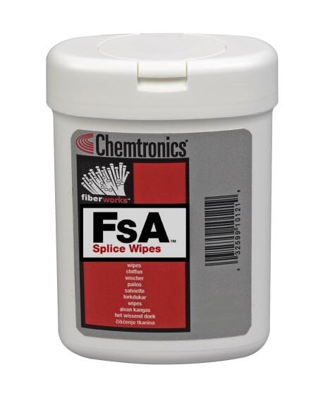 R-CHEM-FSA50 Chemtronics FSA50 Fusion Splice Presaturated Wipes 50 wipes in mini tub