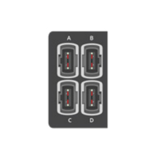 Garland SelectTAP FMC for 400G-DR4/PSM4 Singlemode OS2, 70/30 split, MPO8(m)