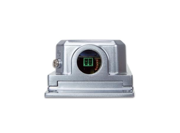 Industriell vanntett IP67 Mediakonverter 100/1000Base, PoE+ 802.3at, RJ45 og SFP 