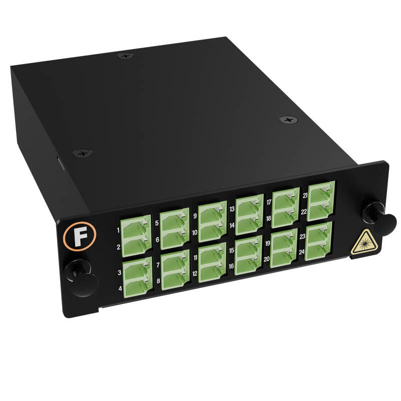 MPB4-KEA1-1M2Ma24LA Fiberworks AS  Modul SM 1xMPO/APC24(m)-24LC/APC Pol. A 9/OS2, MPB4 Modul 1x Base-24, Elite
