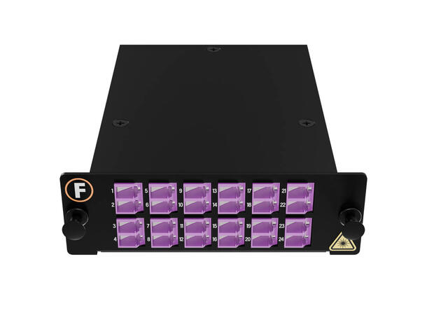 Module MPB4 2xMPO/PC12(m)-24LC/PC Pol. A 50/OM4, MPB4 module 2x Base-12, Super LL 