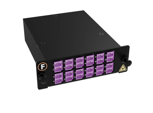 Module MPB4 2xMPO/PC12(m)-24LC/PC Pol. A 50/OM4, MPB4 module 2x Base-12, Super LL 