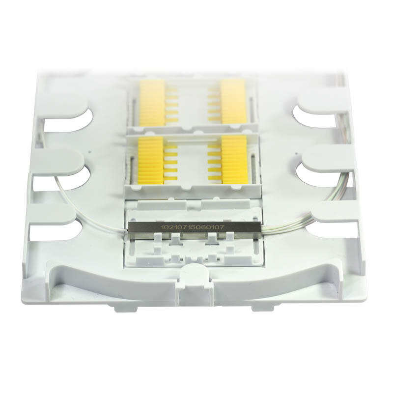 F-PLC-HLD-025-xx-B Fiberworks AS  PLC splitter1:N med holder type 2 250&#181;m 1,5 m fiberhaler. For B4/D5 brett