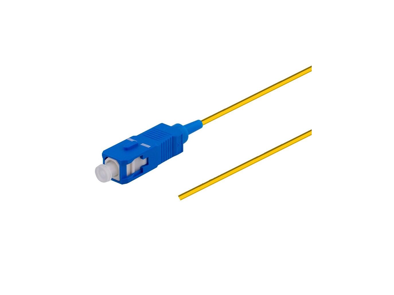 PT-7A2-T9Y-SCUa15-BP Fiberworks AS  Pigtail SM SC/UPC 12-pack blister, 1,5 m G.657.A2, 900µm TB, IEC grade A, Yellow
