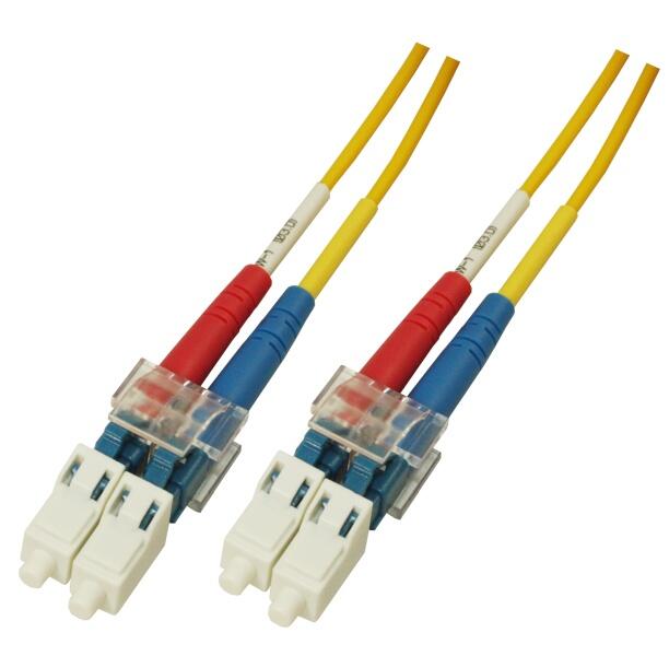 P-SM9-D2Y-LCU-LCU.75 Fiberworks AS  Snor SM DPX LC/UPC-LC/UPC 0,75 m 9/OS2 G.657.A2 2x &#248;2mm Gul