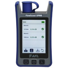 AFL FlowScout OPM8 Optisk Effektmeter Plus kit, +26 / -50dBm, FlexReports Adv