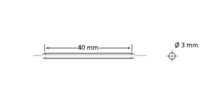 F-1x2SPLIT-02ABC-O9L Fiberworks AS  FBT Coupler 2/98% All Band, 40x3 mm cyl. G.657.A1, 900 &#181;m fibers, 0.5 m, LC/UPC