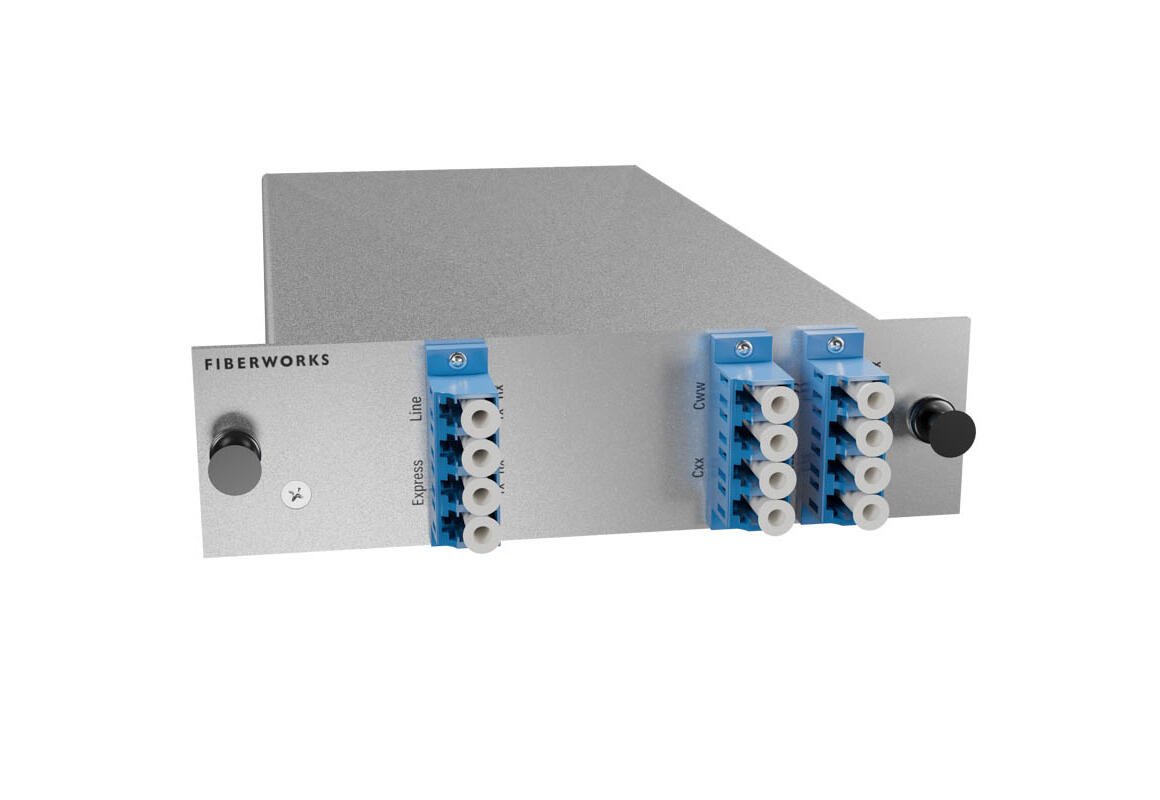 F-DOADM-4DC-L2-xxyy Fiberworks AS  Fiberworks 4 ch. DWDM OADM, LGX2 Cxx - Cyy, &quot;drop and continue&quot;, LC