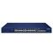 PLN-GS-4210-24T4SR PLANET GS-4210-24T4SR PLANET 24x GigE RJ45, 4x 100/1000X SFP Gigabit managed Ethernet Switch, AC+DC