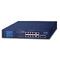 PLN-GSD-1222VHP PLANET GSD-1222VHP PLANET 8x POE GigE, 2x GigE RJ45, 2xSFP Gigabit umanaged Ethernet Switch, LCD