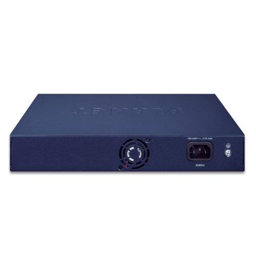 PLN-GSD-1222VHP PLANET GSD-1222VHP PLANET 8x POE GigE, 2x GigE RJ45, 2xSFP Gigabit umanaged Ethernet Switch, LCD