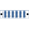 F-SPLIT-LGX2-1x2-6LU Fiberworks AS  PLC splitter 6x 1:2 i LGX2 modul LC/UPC 
