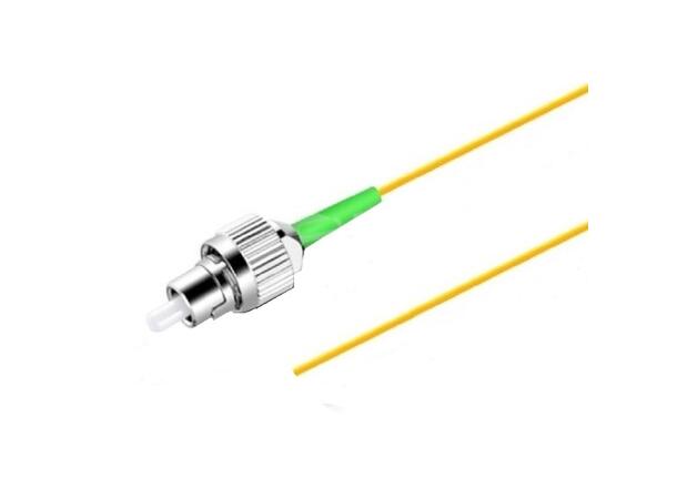 Pigtail FC/APCR, 12-pack blister, 1,5 m 9/OS2 G.657.A1, 900µm fast kledning, Gul 