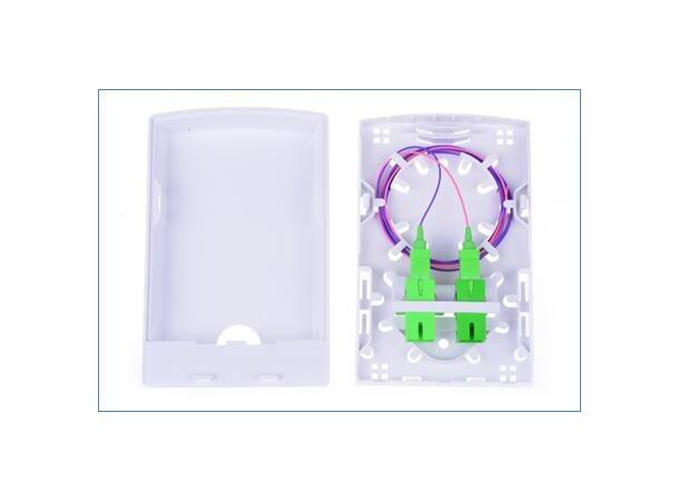 Abonnentuttak med adapter/fiberhale/snor SC/UPC eller SC/APC 