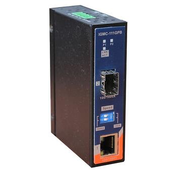 ORING-IGMC-111GPB ORing Industrial Networking Corp. IGMC-111GPB ORing GigE 100/1000TX (RJ45) to SFP Media Converter, mini type