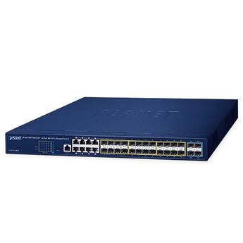 PLN-GS-5220-16S8CR PLANET GS-5220-16S8CR PLANET L2+ 24x SFP, 8x RJ45, 4x 10G SFP+ Managed Switch