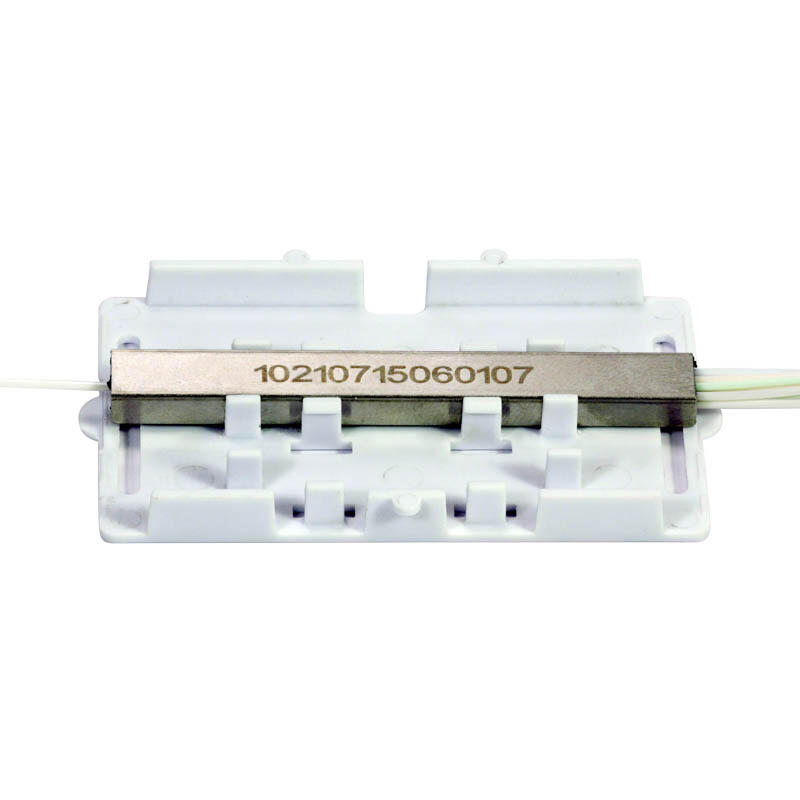 F-PLC-HLD-025-02-B Fiberworks AS  PLC splitter1:2 med holder type 2 250µm 1,5 m fiberhaler. For B4/D5 brett