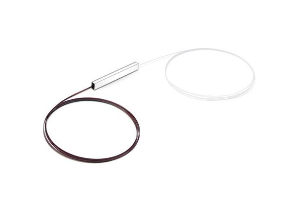 PLC splitter1:2 med holder type 2 250µm 1,5 m fiberhaler. For B4/D5 brett 