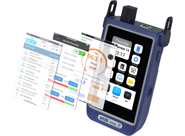 PX90 PON Serviceaktivering- og testinstr SC/APC med portbeskytter 