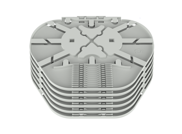 Skjøtekassett modul 144 skjøter R-BASE for Micro-skjøtehylser 