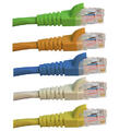 Snor Cat.6 U/UTP r&#248;d 1 m AWG 24/7, &quot;Snag-less&quot; LSZH