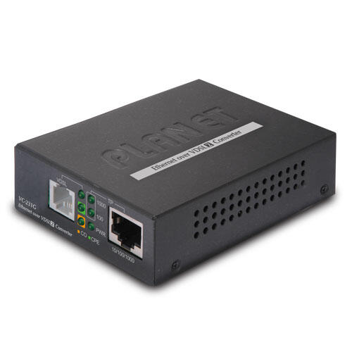 MC-PLANET-VC-231G PLANET VC-231G VC-231G 10/100M Ethernet to VDSL2 conv. 1 x RJ45, 1 x VDSL2/RJ11,17a/G.vectoring