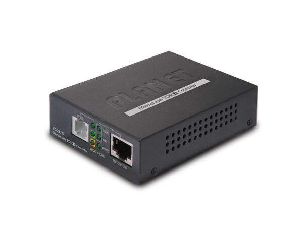 VC-231G 10/100M Ethernet to VDSL2 conv. 1 x RJ45, 1 x VDSL2/RJ11,17a/G.vectoring