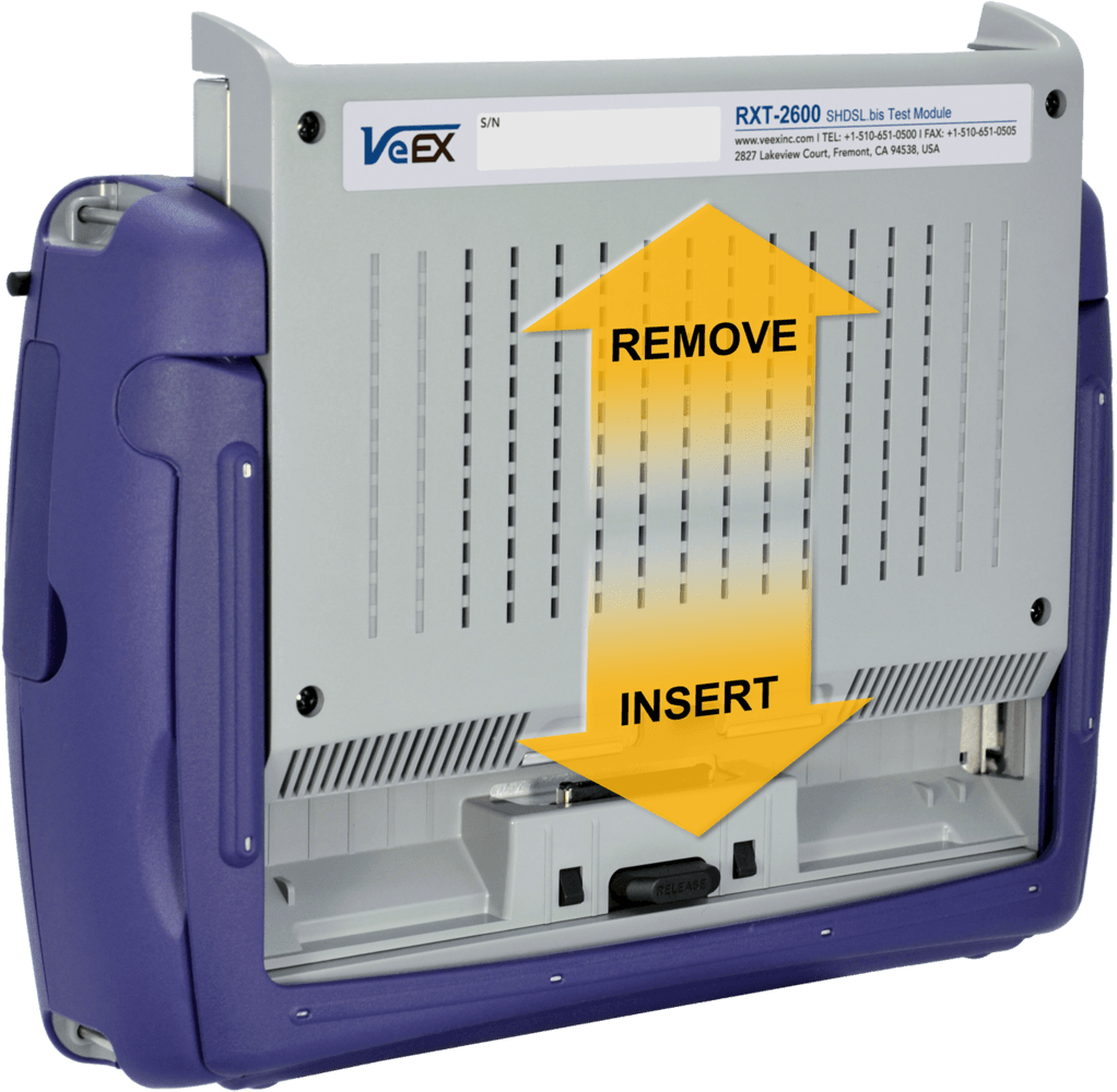 VX-RXT-4100+ VeEX  VeEX RXT-4100+ OTDR med RXT-1200 plattform, konfigurerbar