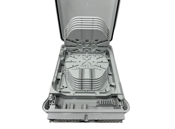 Veggboks inne/ute 144 skjøter IP55 Med skjøtekassetter 