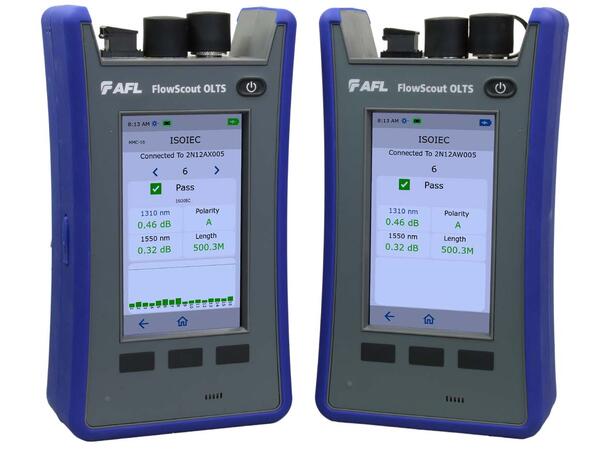 AFL FlowScout® MPO/MMC OLTS Test Set Kit for Tier-1 Testing av Multifiber 