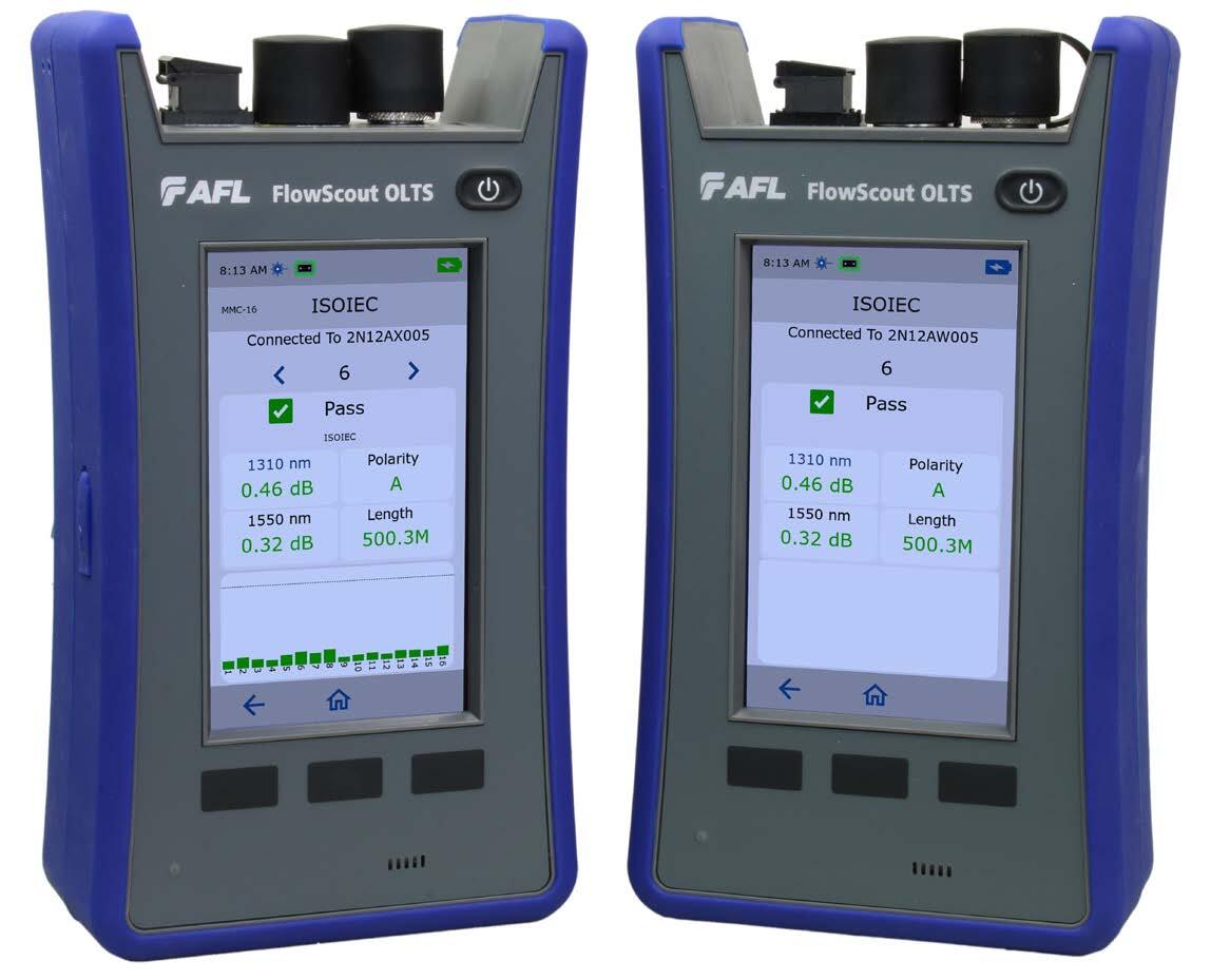 TM-AFL-MFLT-MPO AFL  AFL FlowScout&#174; MPO/MMC OLTS Test Set Kit for Tier-1 Testing av Multifiber