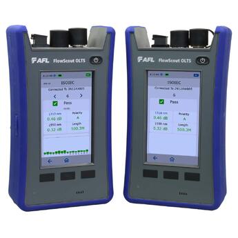 TM-AFL-MFLT-MPO AFL  AFL FlowScout&#174; MPO/MMC OLTS Test Set Kit for Tier-1 Testing av Multifiber