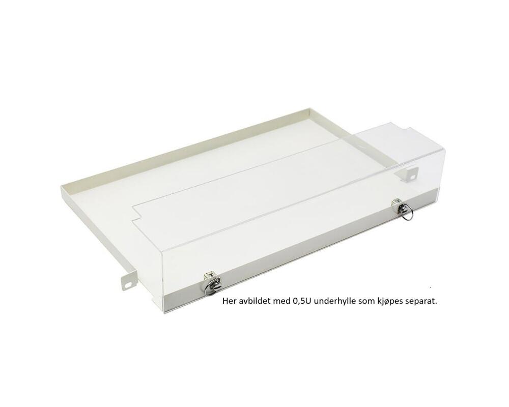 SP-DEKSEL-2U Fiberworks AS  Deksel (plexifront) 2U Transparent