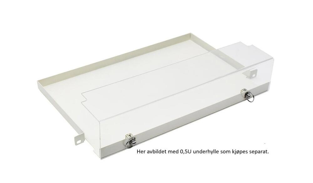SP-DEKSEL-2U Fiberworks AS  Deksel (plexifront) 2U Transparent