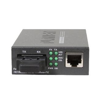 MC-PLANET-FT-802S15 PLANET FT-802S15 FT-802S15 Fast Ethernet Media Converter Duplex SC Singlemode Fiber, w/LFPT