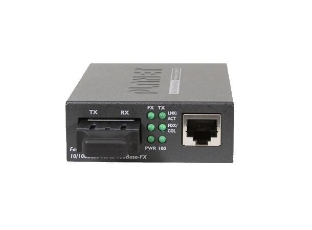 FT-802S15 Fast Ethernet Media Converter Duplex SC Singlemode Fiber, w/LFPT 