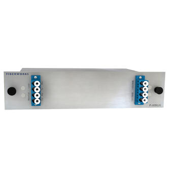 F-WMUX-1315-MLU Fiberworks AS  Fiberworks Wideband WDM Mux+Demux 1310nm/1550nm, Monitor ports, LC