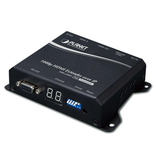 MC-PLANET-IHD-210PT PLANET IHD-210PT HDMI Extender Transmitter over IP w/PoE 1080p HD Digital Signage, PD powered