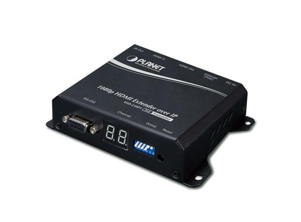 HDMI Extender Transmitter over IP w/PoE 1080p HD Digital Signage, PD powered