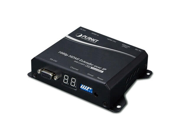 HDMI Extender Transmitter over IP w/PoE 1080p HD Digital Signage, PD powered 