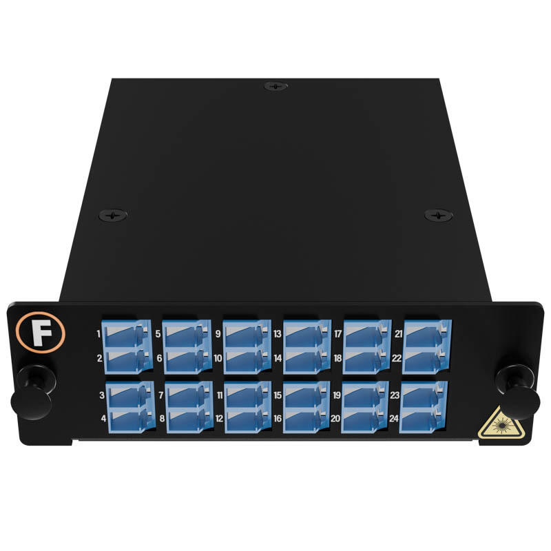 MPB4-KEA1-1M2Ma24LU Fiberworks AS  Module SM 1xMPO/APC24(m)-24xLC/UPC Pol.A G.657.A1, MPB4 module1xBase-24, Super LL