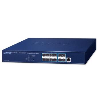 PLN-XGS-6311-12X PLANET XGS-6311-12X PLANET L3 12x 10 Gigabit SFP+ Managed 10 Gigabit Switch, AC power